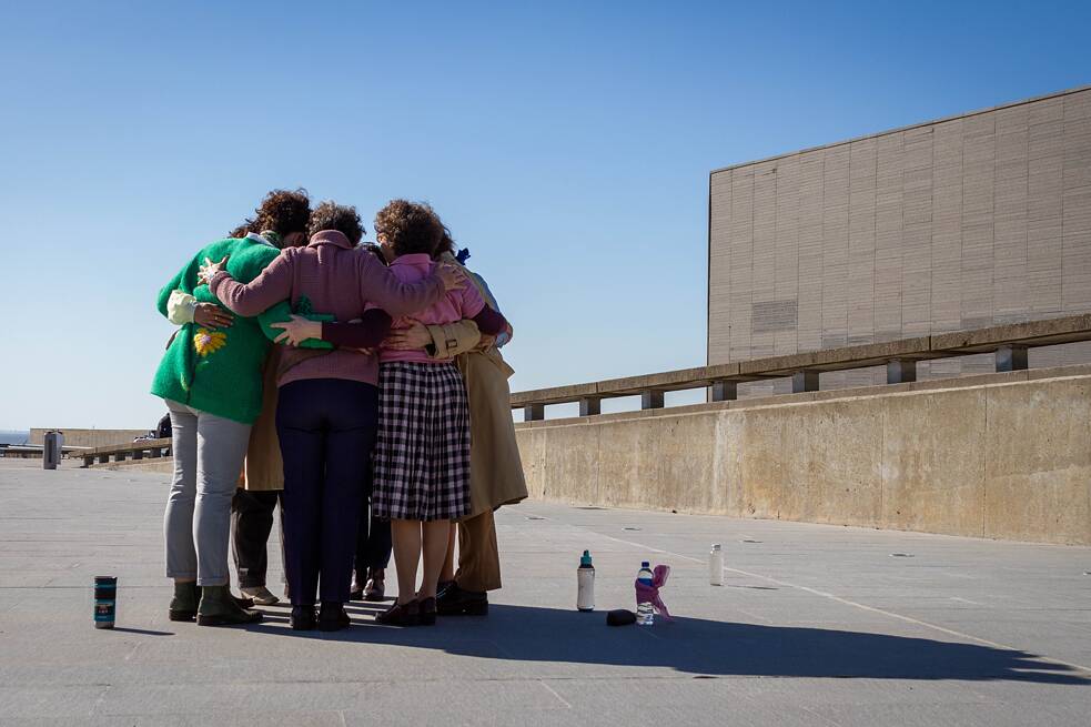 Performance “A memória futura_As vozes das Avós”, 21 de setembro de 2023, Parque da Memória, Buenos Aires.