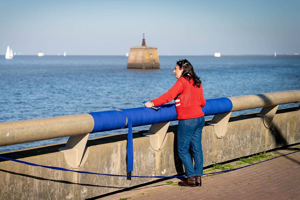 Performance “A memória futura_As vozes das Avós”, 21 de setembro de 2023, Parque da Memória, Buenos Aires.