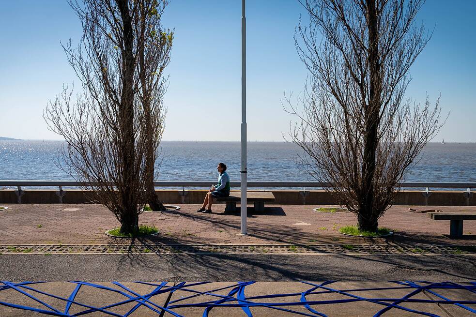 Performance “A memória futura_As vozes das Avós”, 21 de setembro de 2023, Parque da Memória, Buenos Aires.