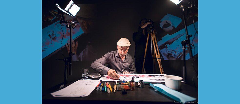 Reinhard Kleist in action