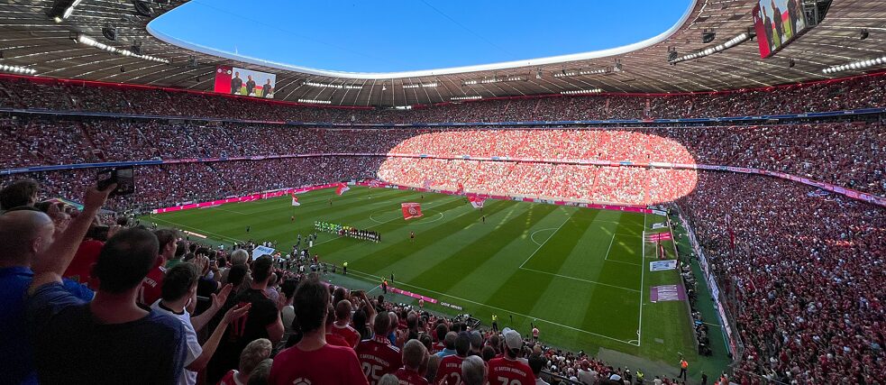 Game at the Allianz Arena in Munich