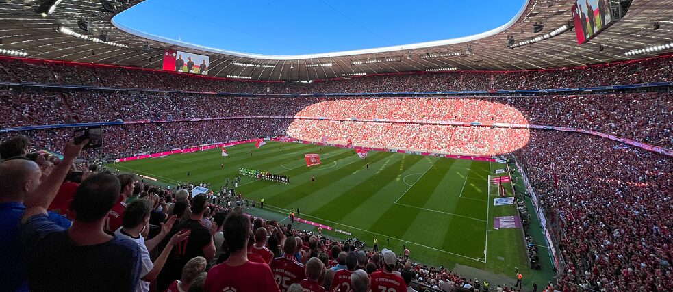 Spiel in der Allianz Arena