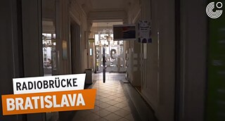 Radiobrücke Bratislava 2023 - Eingangsflur des Goethe-Instituts in Bratislava