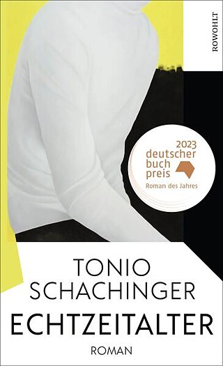 Buchcover: Tonio Schachinger, Echtzeitalter