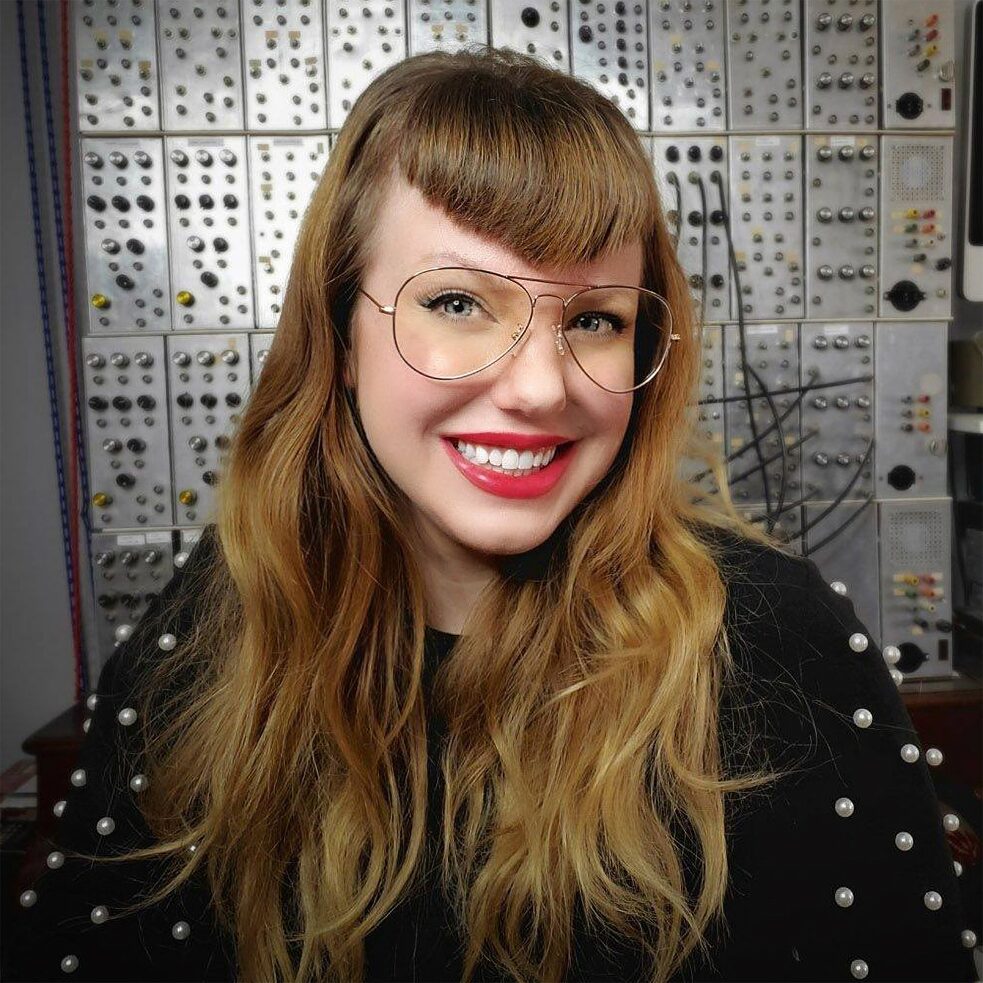 Artist Amy Karle smiling