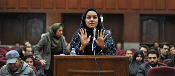 Reyhaneh Jabbari in: “Seven Winters in Tehran“. Director: Steffi Niederzoll