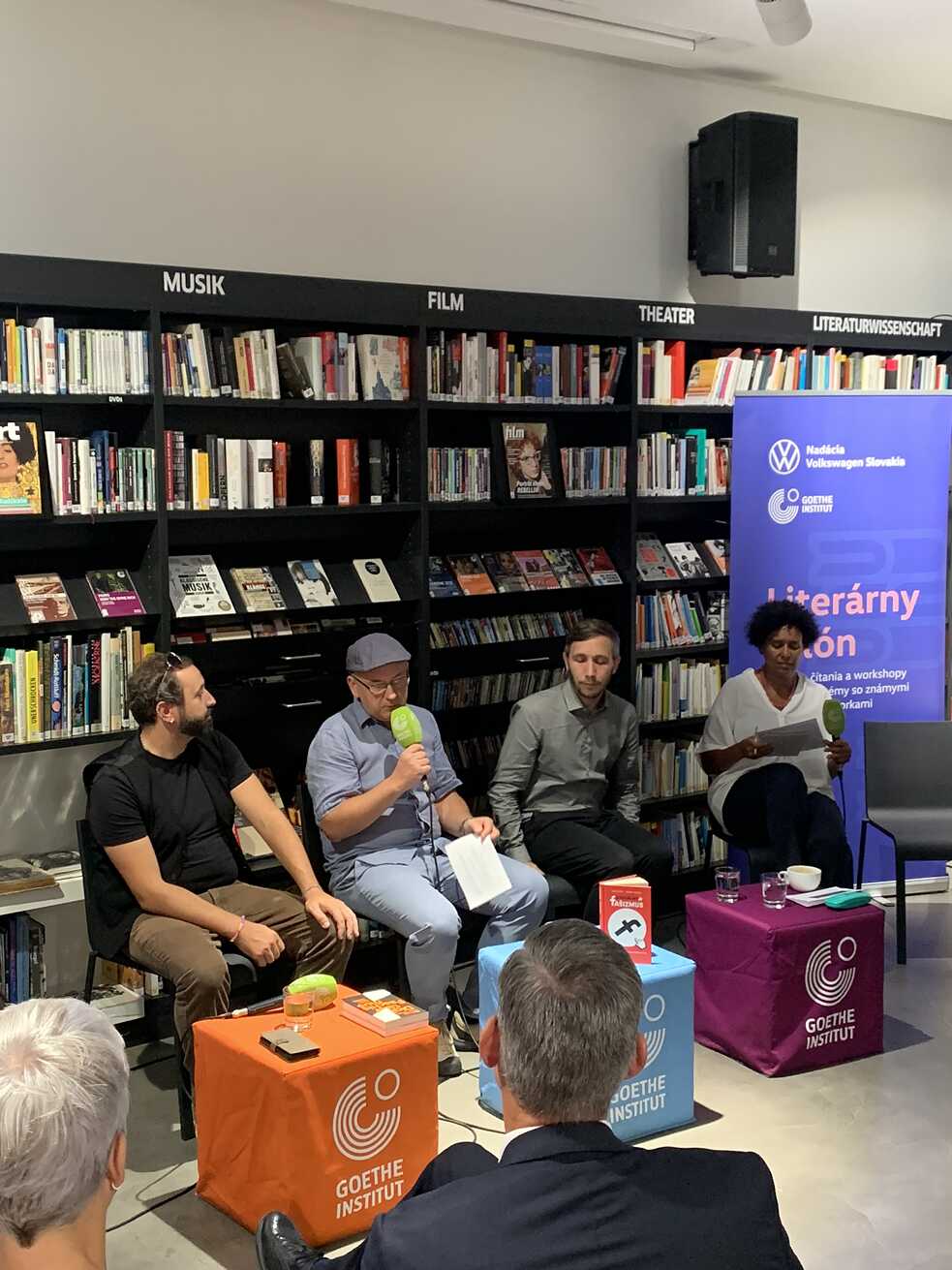 Literarischer Salon: Holger Marcks und Maik Fielitz © Goethe-Institut Bratislava
