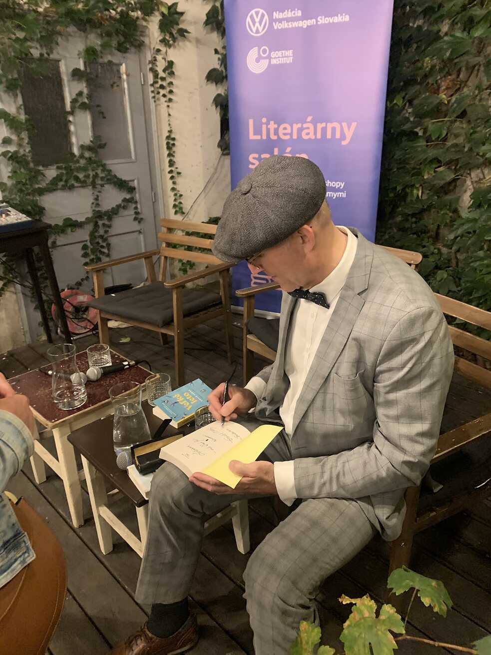 Literarischer Salon: Ewald Arenz © Goethe-Institut Bratislava