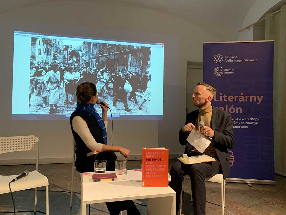 Literarischer Salon: Annabelle Hirsch © Goethe-Institut Bratislava