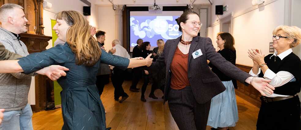 Reception on 25.10.23: The evening ended with a Scottish ceilidh