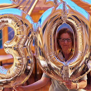 Emmanuelle de Foy during alumni event 2023