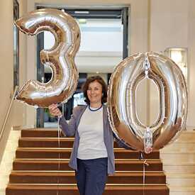 Dr. Francesca Siniscalchi während des Alumnitreffens 2023 in Berlin 