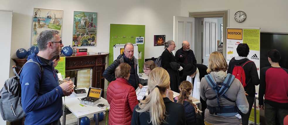Festival on 28.10.23: Participants during the German Language Adventure - a motivational game  