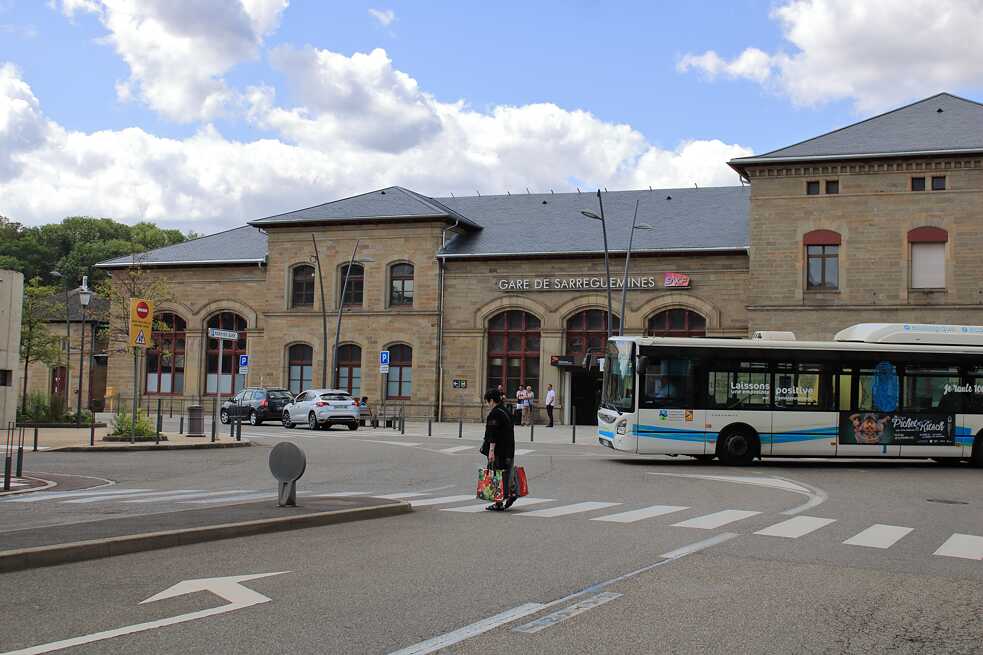 Der Bahnhof von Sarreguemines