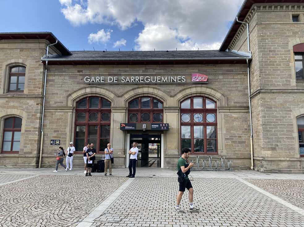 Der Bahnhof von Sarreguemines