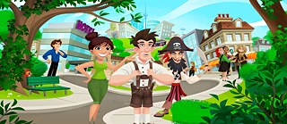 Captura de pantalla de la aplicación de juegos "La ciudad de las palabras"