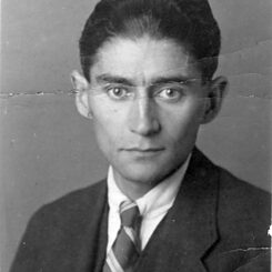 Porträt Kafkas im Alter von etwa 34 Jahren