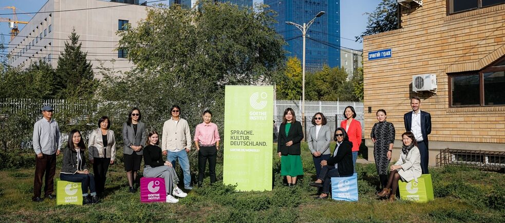 Das Team des Goethe-Instituts Mongolei, Oktober 2022