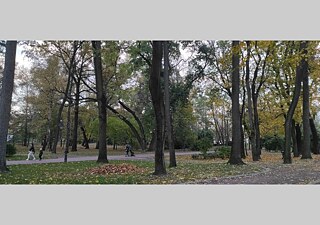 Park Ivana Franka ve Lvově dnes.