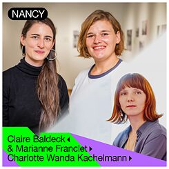 .Porträtfoto von Charlotte Wanda Kachelmann, Marianne Franclet und Claire Baldeck-Schleret