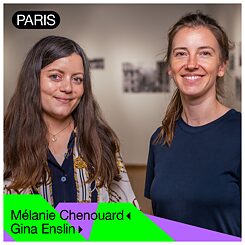 Porträtfoto von Gina Enslin und Mélanie Chenouard
