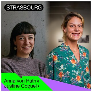 Porträtfoto von Anna von Rath und Justine Coquel © © Siniša Galić / privat Tandem Lille