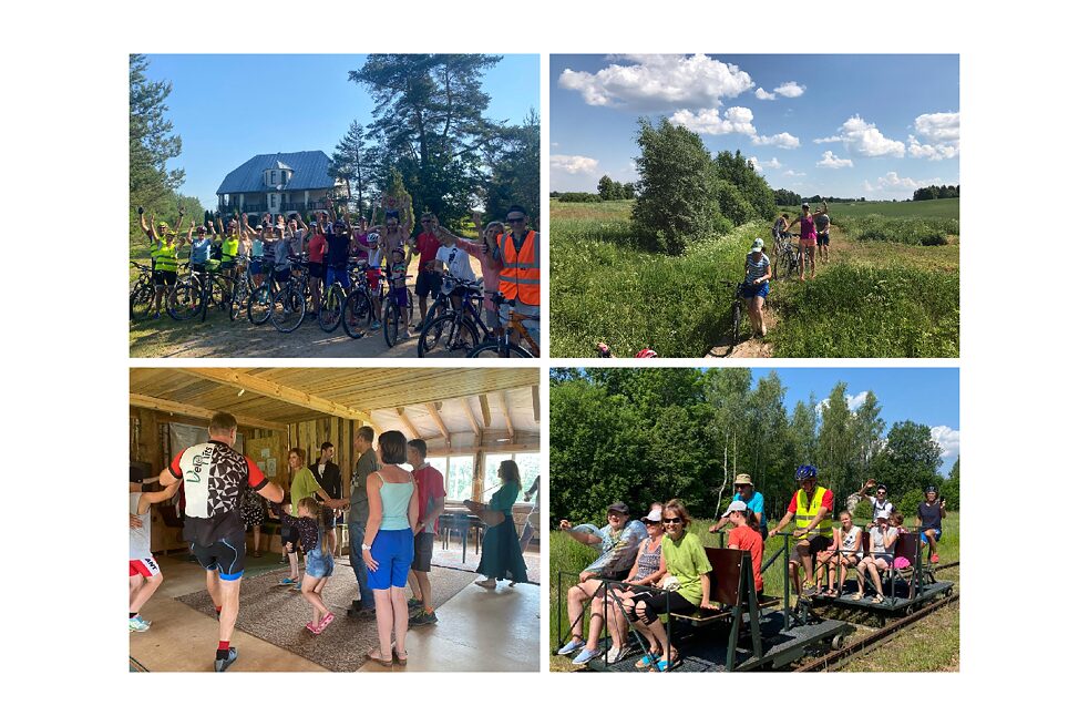 Gulbenes novada bibliotēkas Europe Direct centra organizētais velo brauciens “Ar velo pa Zaļo” 