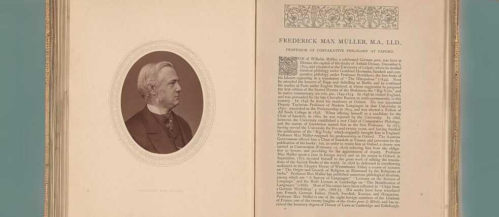 Portrait of Max Mueller