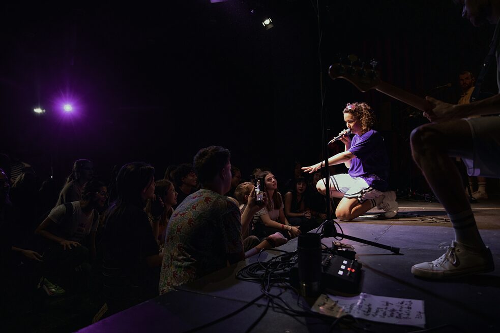 ok.danke.tschüss beim Konzert mit Fans