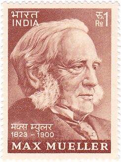 Friedrich Max Müller 1974 Briefmarke Indiens