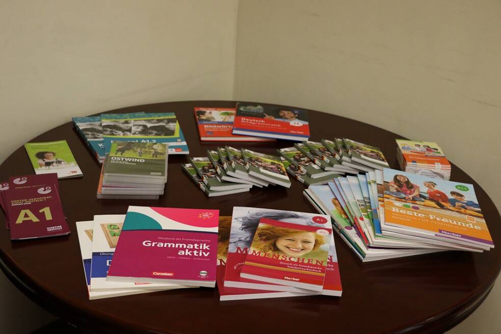Bücherspende des Goethe-Instituts