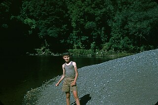 Dave Lowe as a child