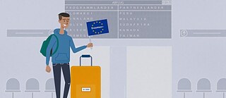 Videobild: Im Ausland studieren mit Erasmus+