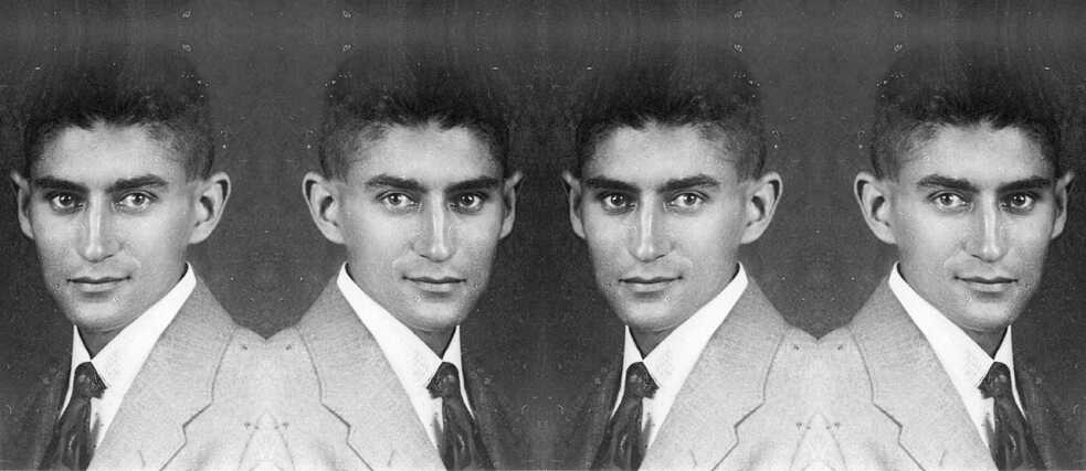 Franz Kafka, etwa 34 Jahre alt. Juli 1917