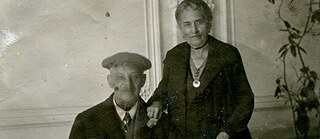 Los padres de Kafka hacia 1920