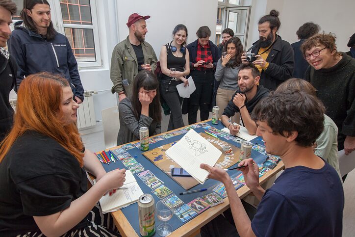 Bild aus der Ausstellung Kreative Frustration von Dimitar Shopov, Alina Papazova, Alexandra Laskova, Valko Chobanov