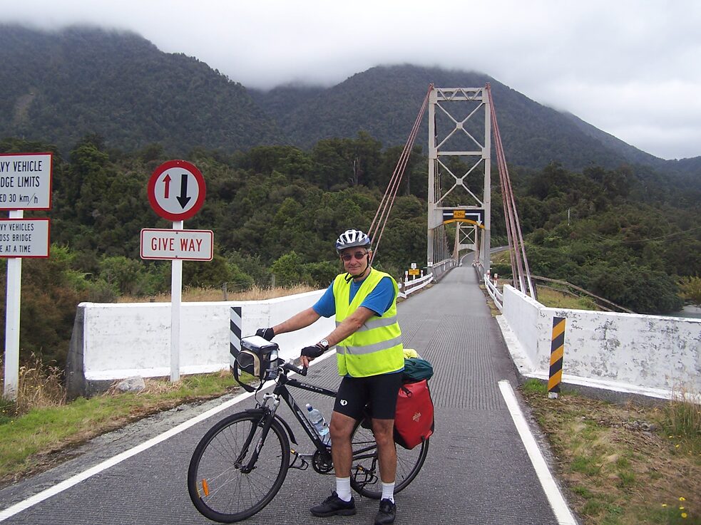 Dave Lowe with his bike