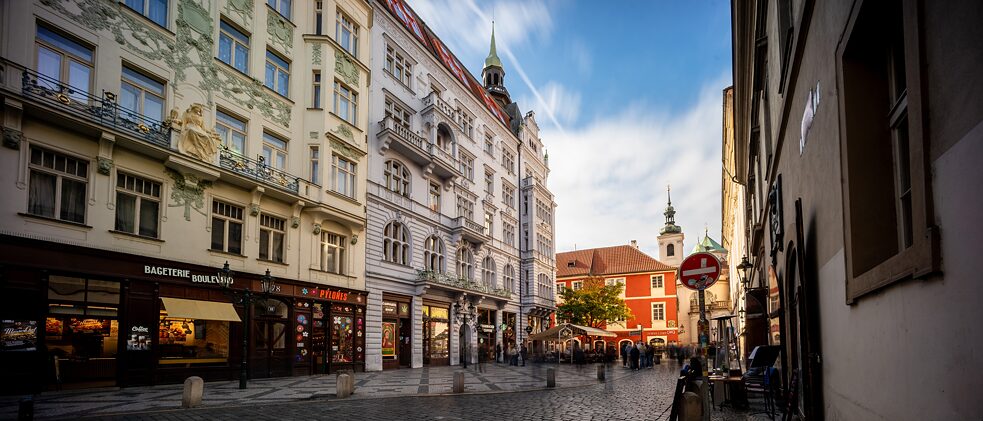 Das ehemalige Kino Ponrepo, Karlova-Straße 20