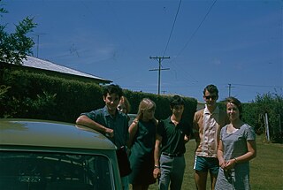 Dave Lowe with friends