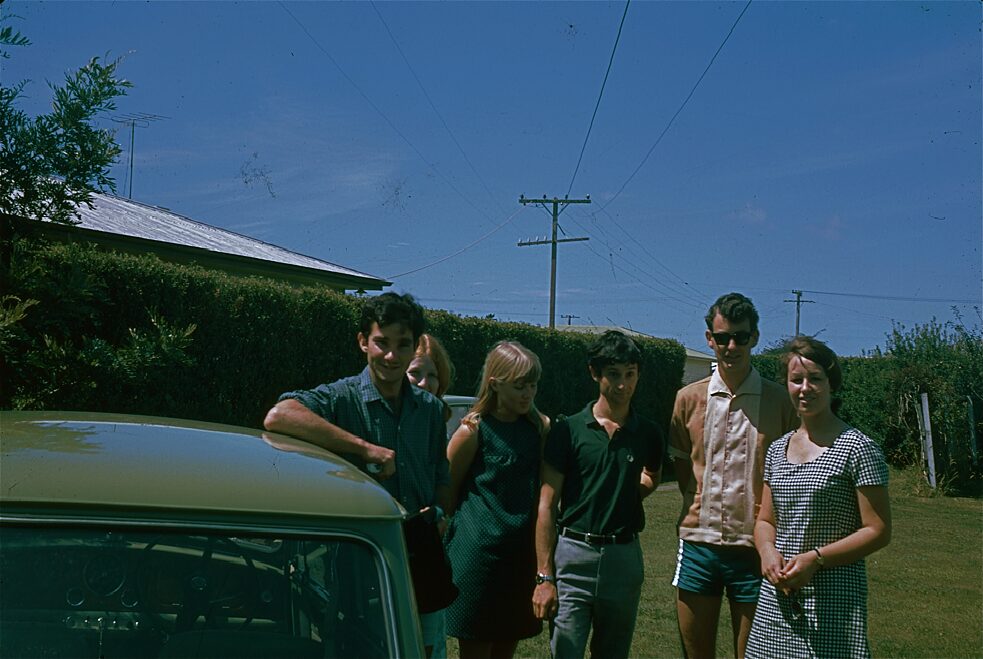 Dave Lowe with friends