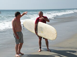 Dave Lowe with Peter Guenther