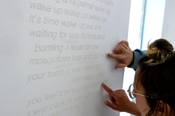 Bild aus der traditionellen Ausstellung ART START: Junge Künstler*innen, die man 2023 auf dem Schirm haben sollte