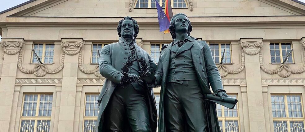 Goethe–Schiller Denkmal in Weimar