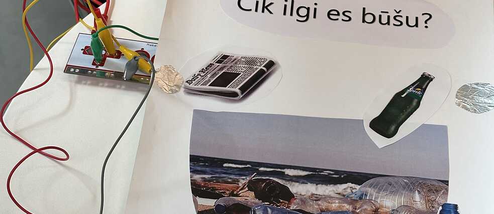 Interaktives Plakat mit dem Makey Makey und Scratch