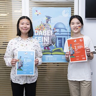 SHIN Enwoo (links)  und HSIAO Chih-Ching sind auf der IDO 2024 dabei.
