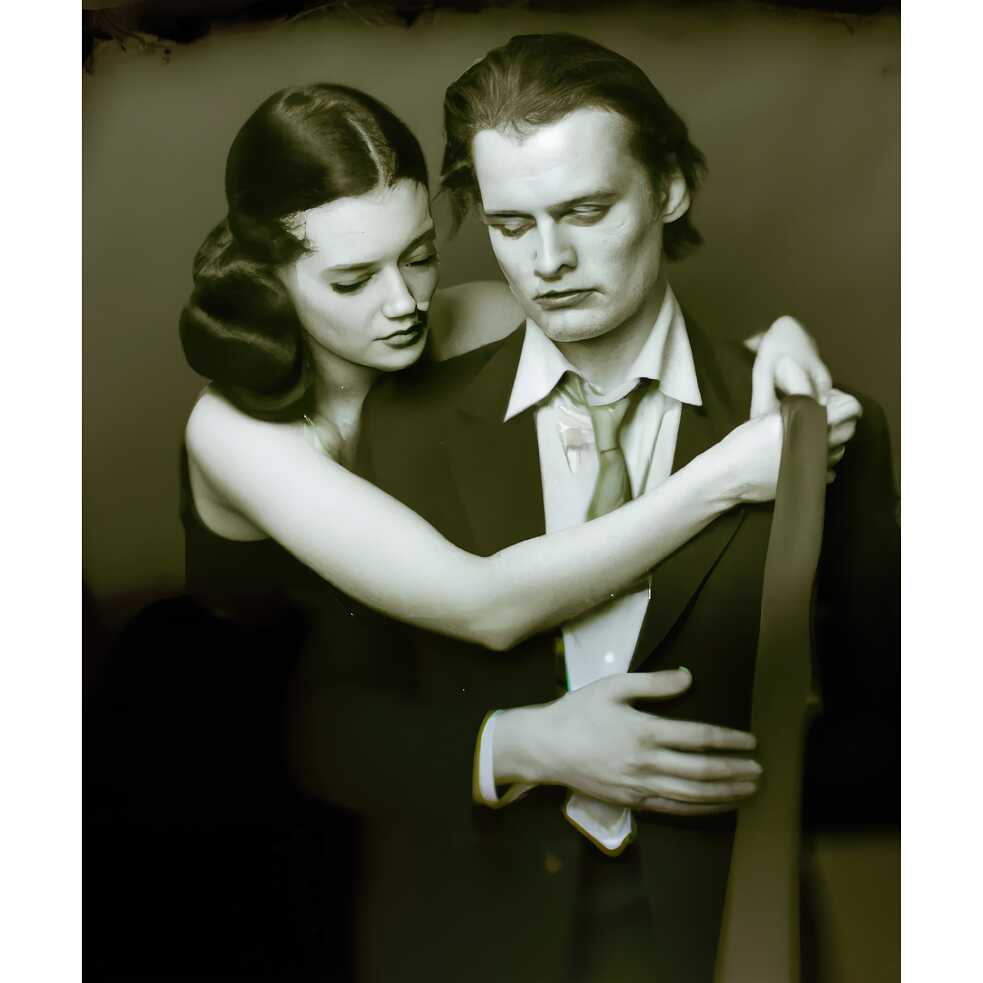  “Pseudomnesia” is the Latin term for pseudo-memory, referring to fake memories of events that never took place — in contrast to a memory that is merely inaccurate. Boris Eldagsen utilizes the visual language of the 1940s.