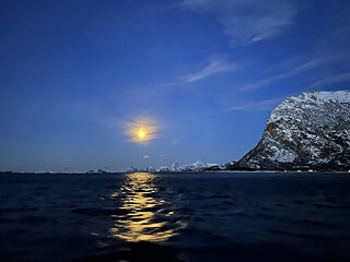 Meer und Mond bei Nordskot