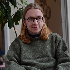 Portrait of Petr Doubravský (Czech Republic). He is a student, ecological and left-wing activist and one of the initiators and spokesmen of student climate strikes in the Czech Republic. 