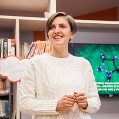 Portrait of the Author Mariana Verbovska. 