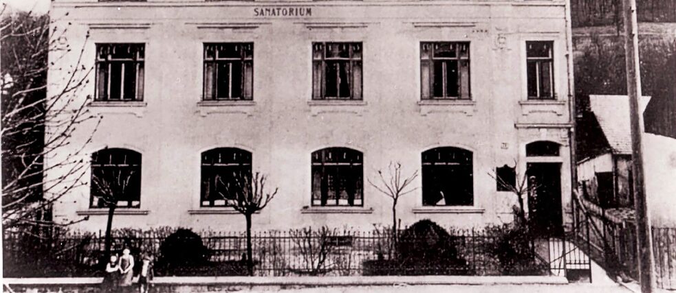 Das Sanatorium von Dr. Hoffmann in Kierling, Österreich. Der Ort, an dem Franz Kafka am 3. Juni 1924 starb.